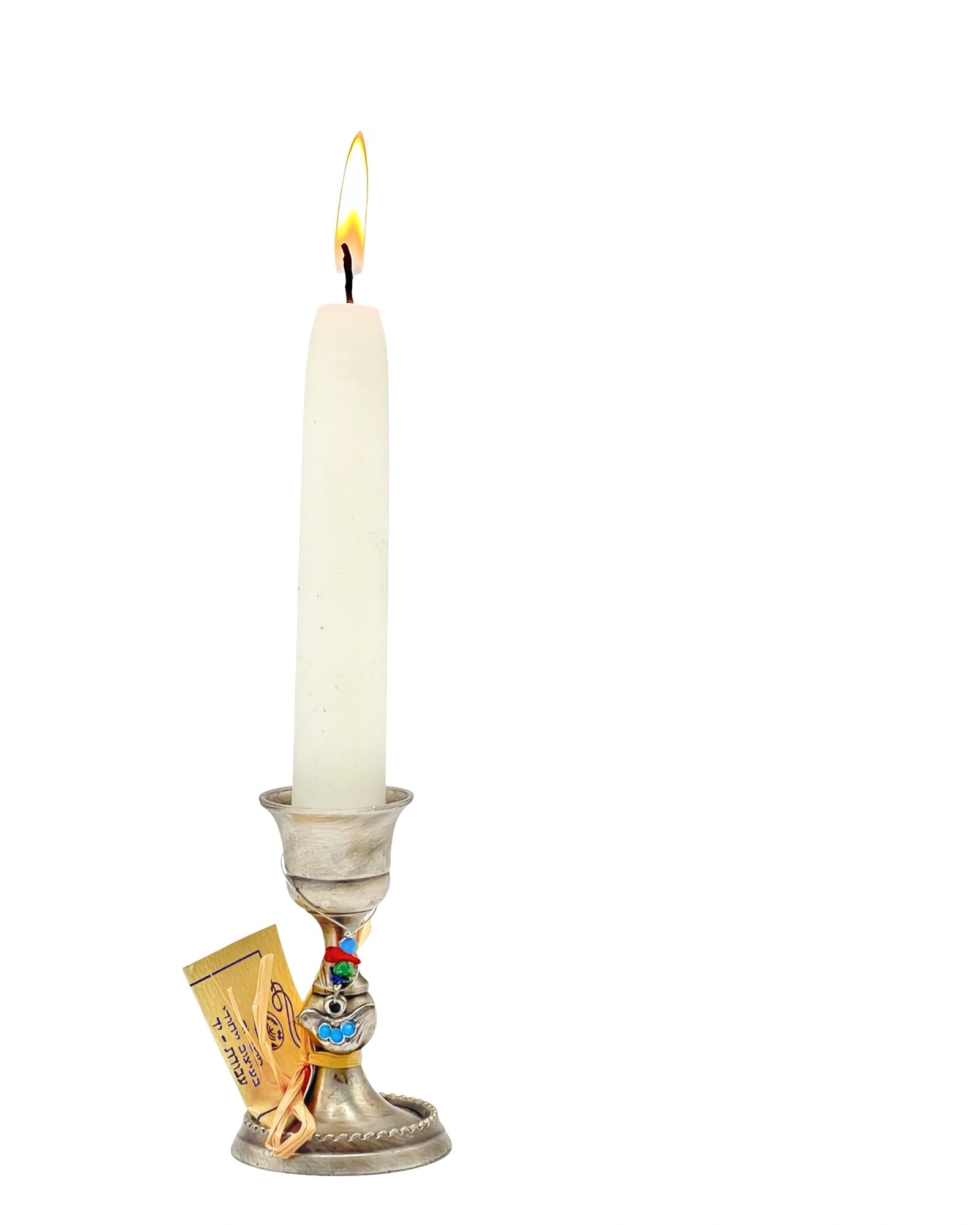 Schabbatkerzenständer für Mädchen – Zinn, 7 cm