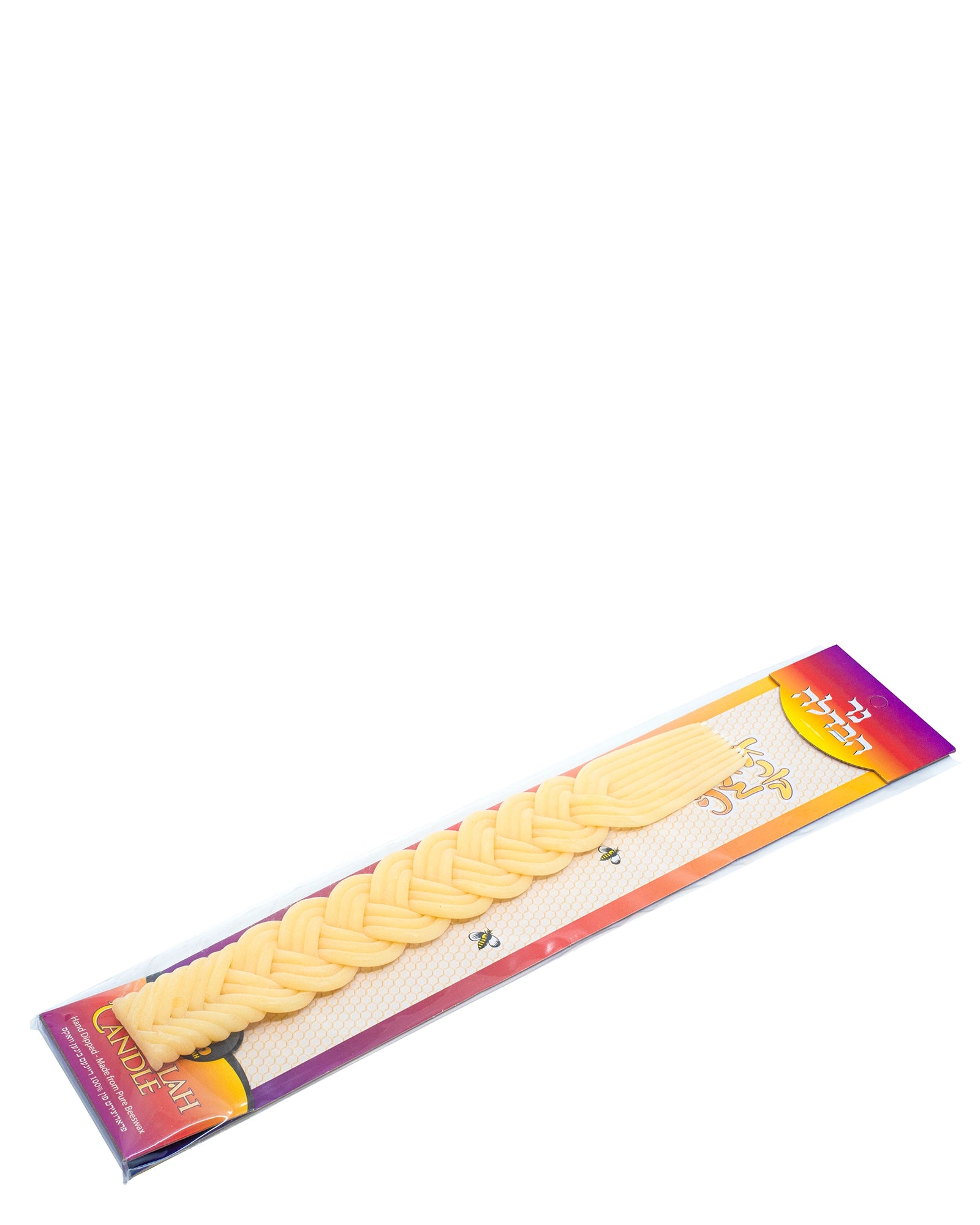 Kleine Hawdala-Kerze aus Bienenwachs, handgeflochten