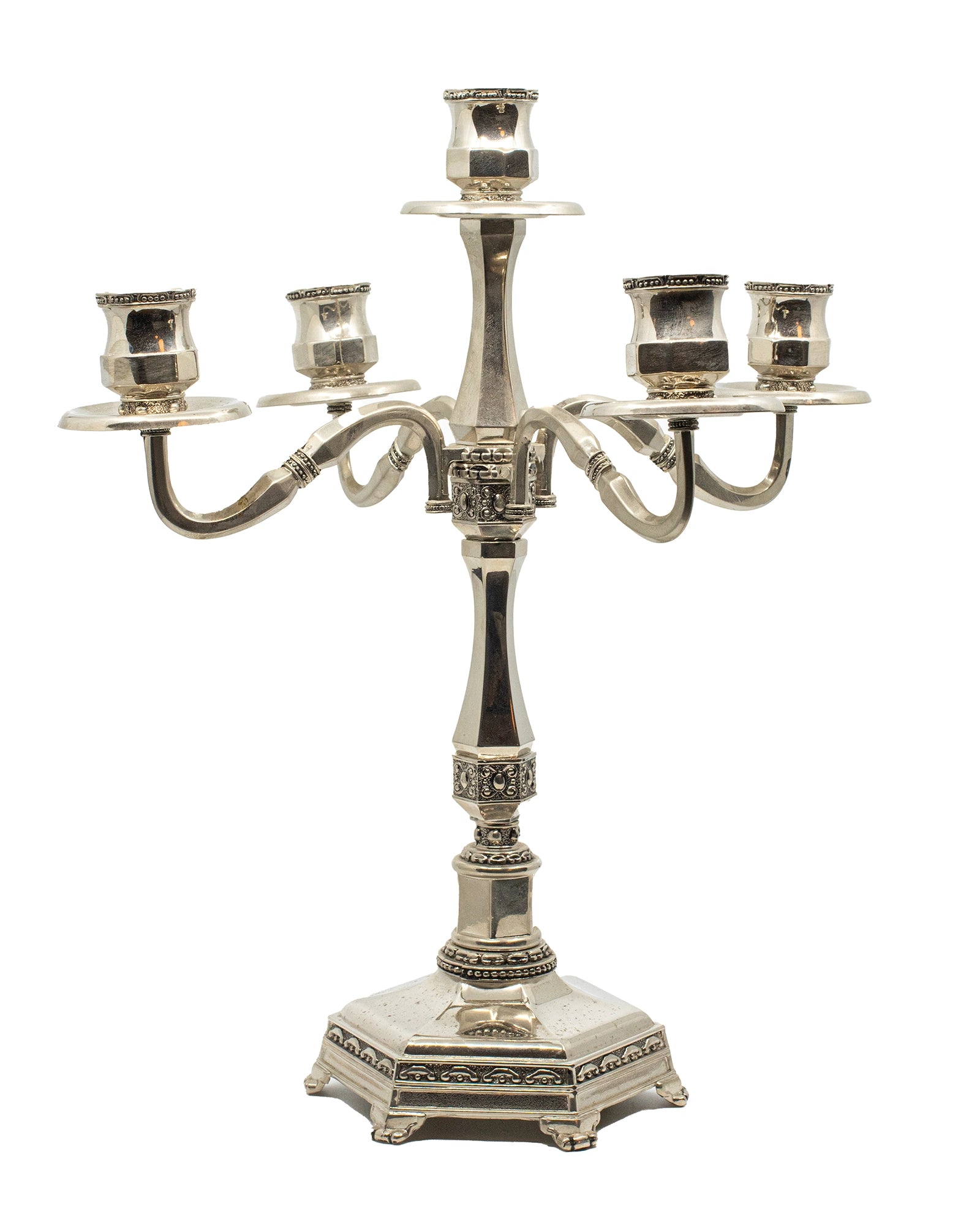 Fünfarmige Kerzenleuchter