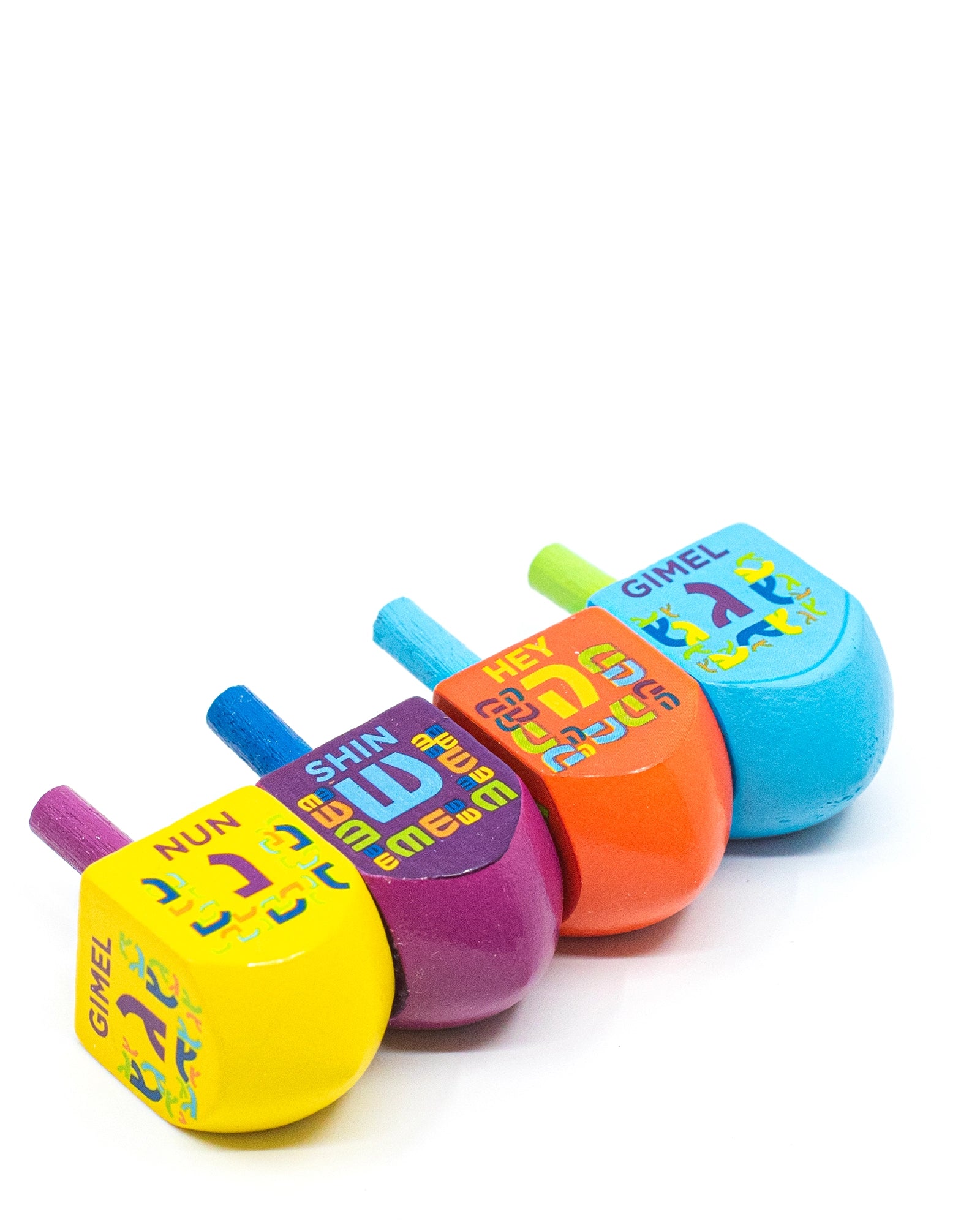 Kleiner Trendel, Holz farbig lackiert