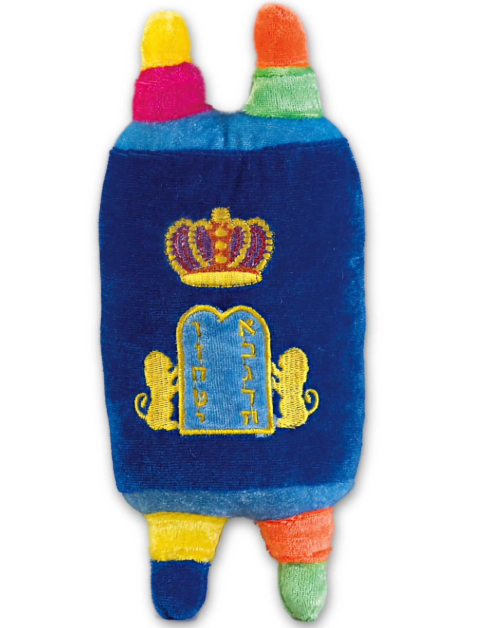 Eine Tora-Rolle aus Plüsch für die Kleinsten